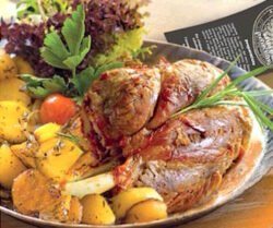 Codillo de cerdo al horno