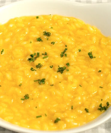 Risotto con azafrán