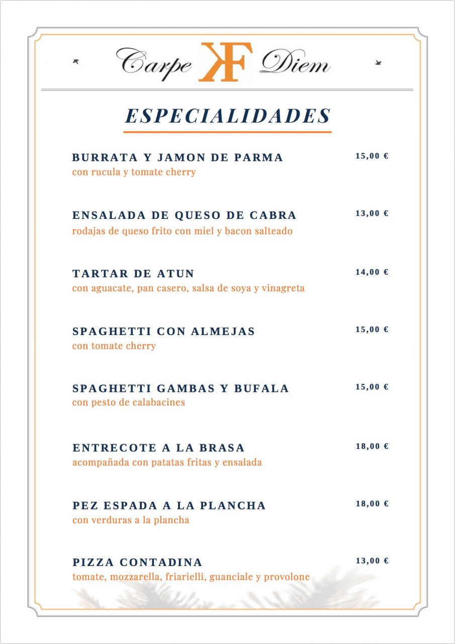 Carpe Diem - Sugerencias Verano 2021
