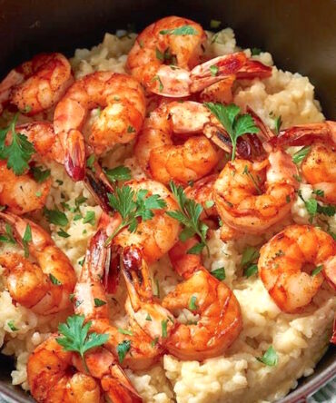 Risotto con gambas​